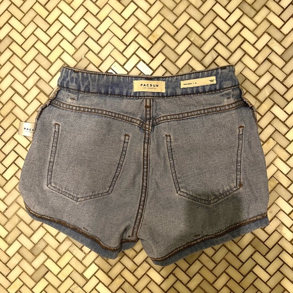 pacsun high rise cuffed jean shorts! - Picture 5 of 9
